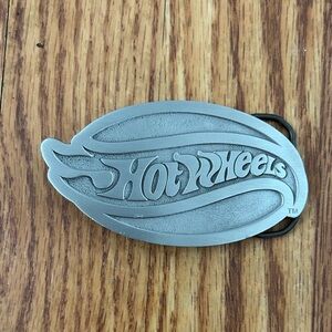 Hot Wheels Metallic Belt Buckle